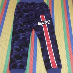 Bape Jordan PSG Joggers Sweatpants Athletic Pants